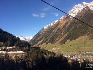Ischgl wiosną - dolna stacja