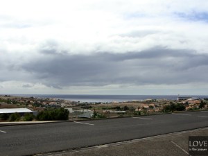 Porto Santo, widok z parkingu przy lotnisku