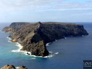 Porto Santo widok na Ilheu de Baixo