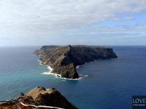 Porto Santo Widok na sąsiednie wysepki