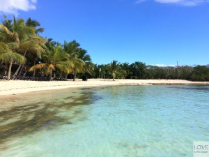 Rajska plaża na Saonie