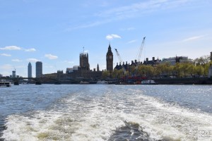Oglądamy Londyn z tramwaju wodnego