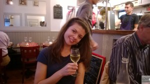 Pyszne wino w L'ange 20 Paryż