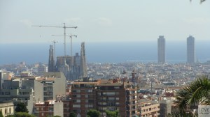 Widok na Sagrada Familia - Barcelona