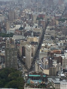 widok z Empire State Building
