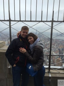 razem na Empire State Building