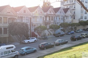 Painted Ladies przy Alamo Square - San Francisco