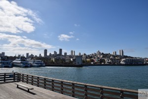 Panorama San Francisco z Pier 39