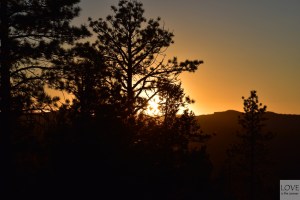 zachód w Bryce Canyon