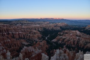 zachód w Bryce Canyon