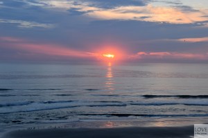 Wschód słońca w Daytona Beach