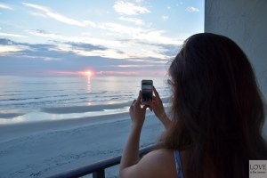 Wschód słońca w Daytona Beach