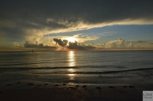 wspaniały koniec dnia w Clearwater