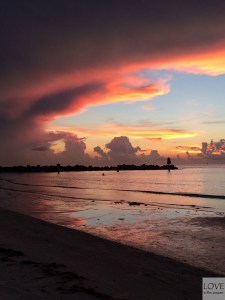 zachód słońca w Clearwater