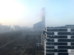 widok z pokoju Novotel Wrocław
