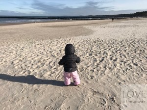 Oliwia na Plaży w Ustce